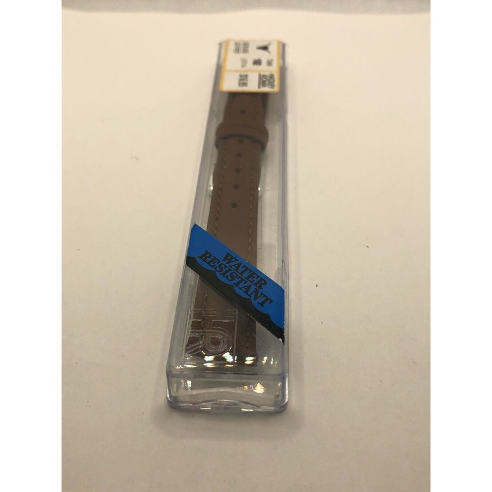 Hadley Roma Watch Band Replacement 2 piece Brown Leather In Box LS714 PY14